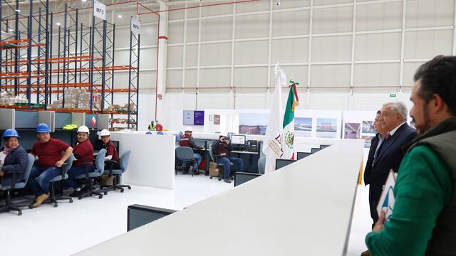 Andrés Manuel López Obrador, presidente de México, puso en marcha las operaciones de la Megafarmacia del Bienestar