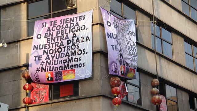 Manifestación contra la violencia a las mujeres