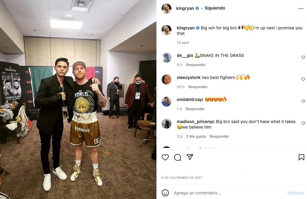 Ryan García deja al Canelo Team