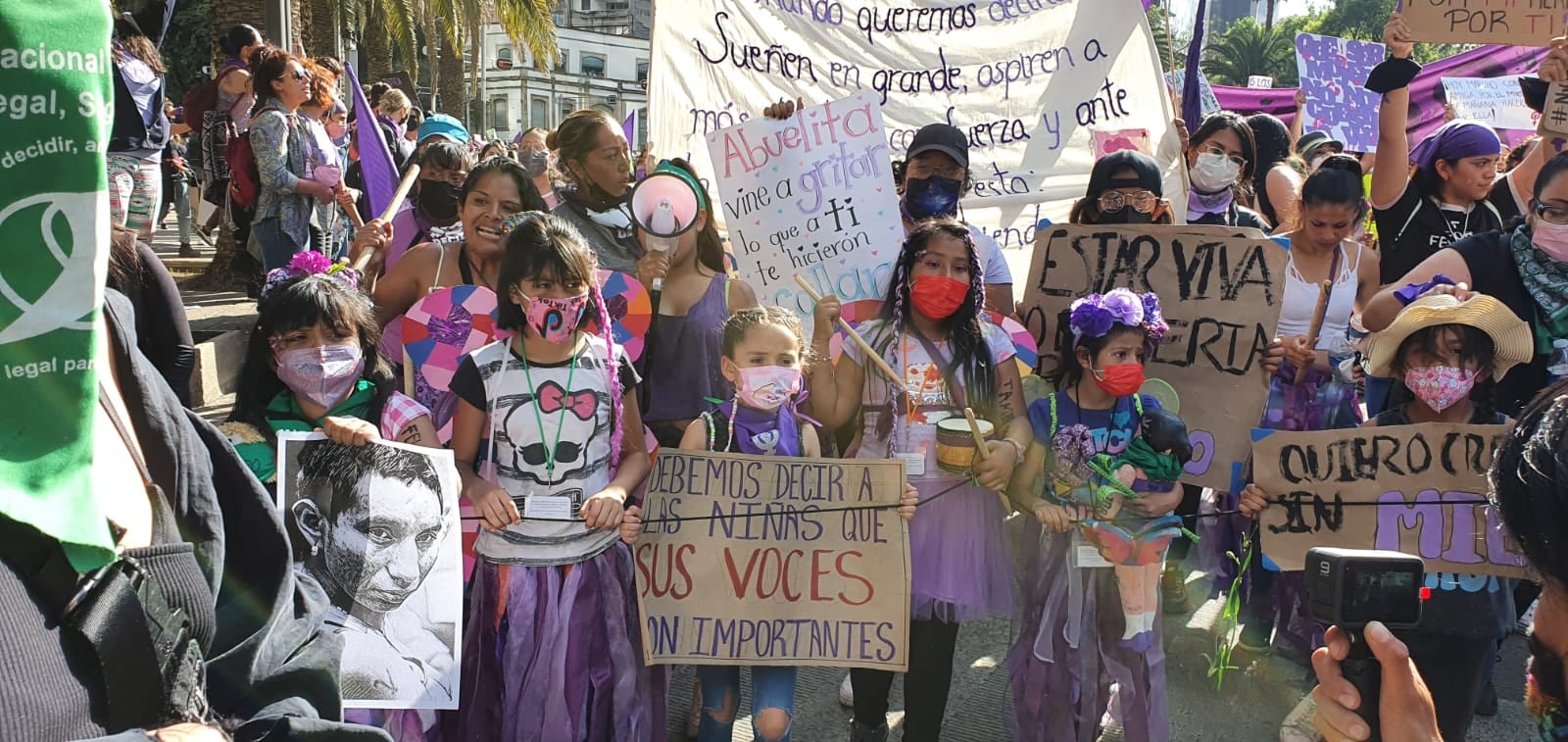 Marcha feminista del 8 de marzo de 2022
