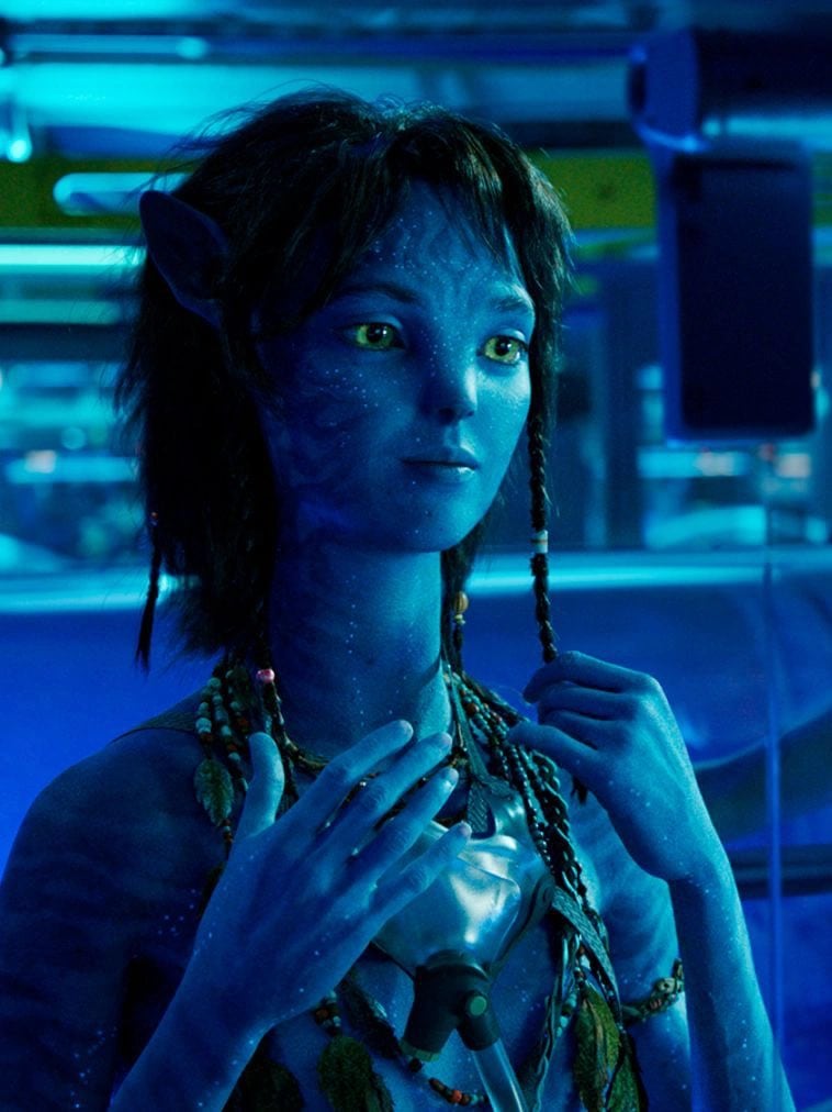 Kiri es el personaje de Avatar 2 de Sigourney Weaver