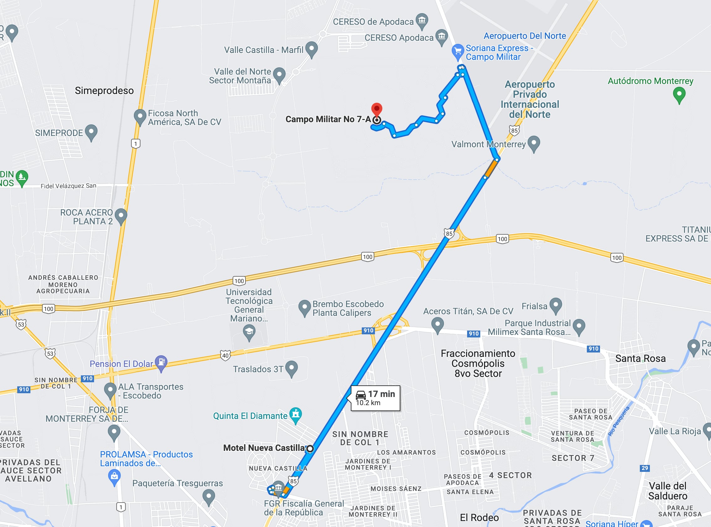 La mañanera del 13 de mayo de 2022 se llevó a cabo en el Campo Militar 7-A, a 10 kilómetros del Motel Nueva Castilla donde Debanhi Escobar fue encontrada muerta.