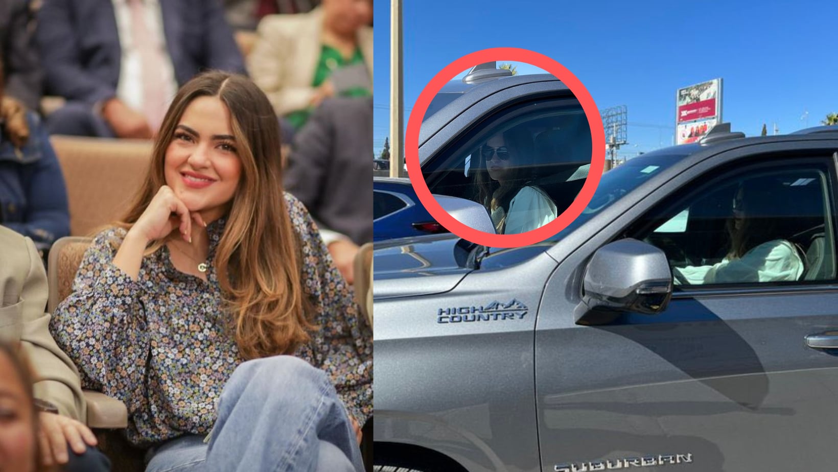 Andrea Chávez Treviño es criticada por conducir Suburban de lujo