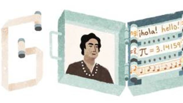 Ángela Ruiz Robles, precursora del e-book, homenajeada en el doodle de Google