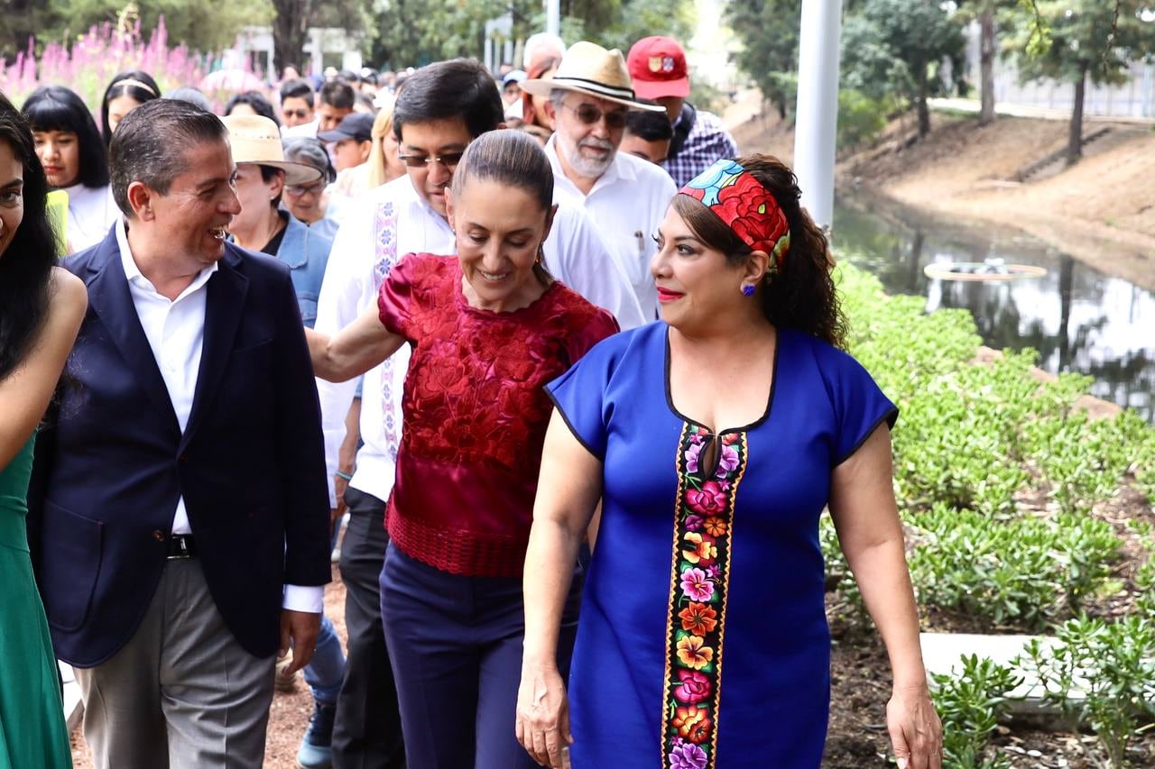 Giovani Gutiérrez y Claudia Sheinbaum