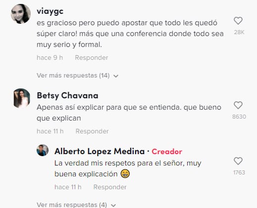 Reacción al alumno utilizado para enseñar cómo se pone un condón