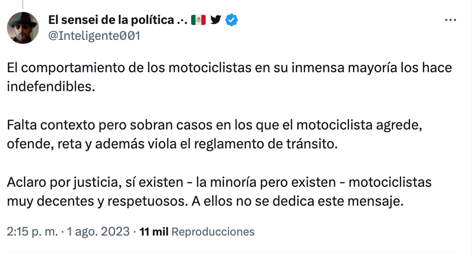 Defienden a conductor que atropelló a motociclista en Guadalajara