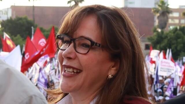 Yeidckol Polenvsky, dirigente nacional de Morena