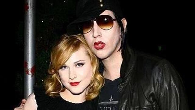 Evan Rachel Wood y Marilyn Manson