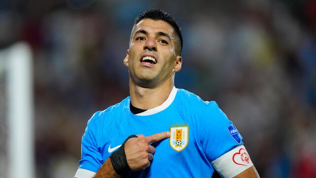 Luis Suárez con Uruguay