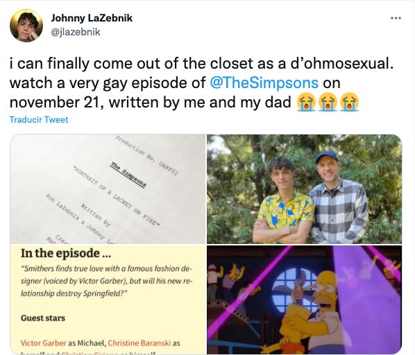 Johnny LaZebnik Los Simpson