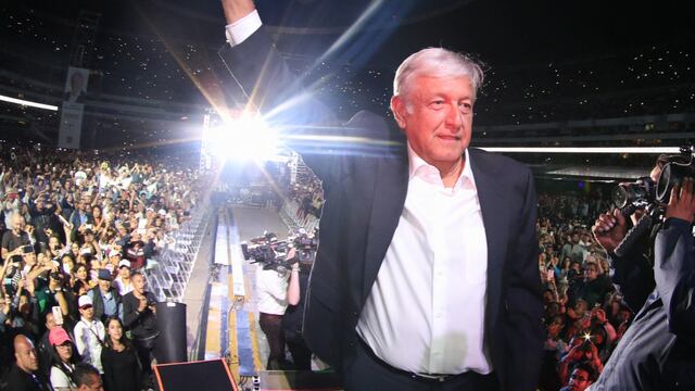 AMLO en campaña