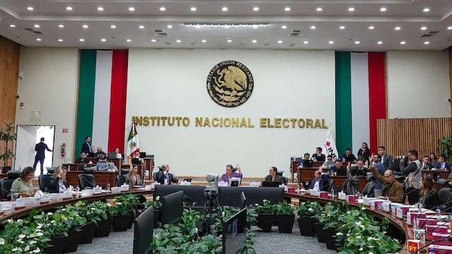 Sesión extraordinaria del Instituto Nacional Electoral.
