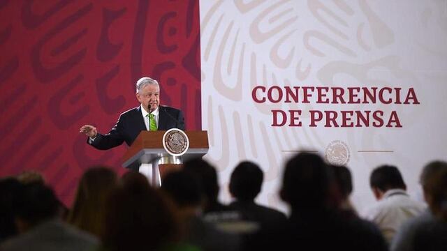 Conferencia de prensa del presidente Andrés Manuel López Obrador.