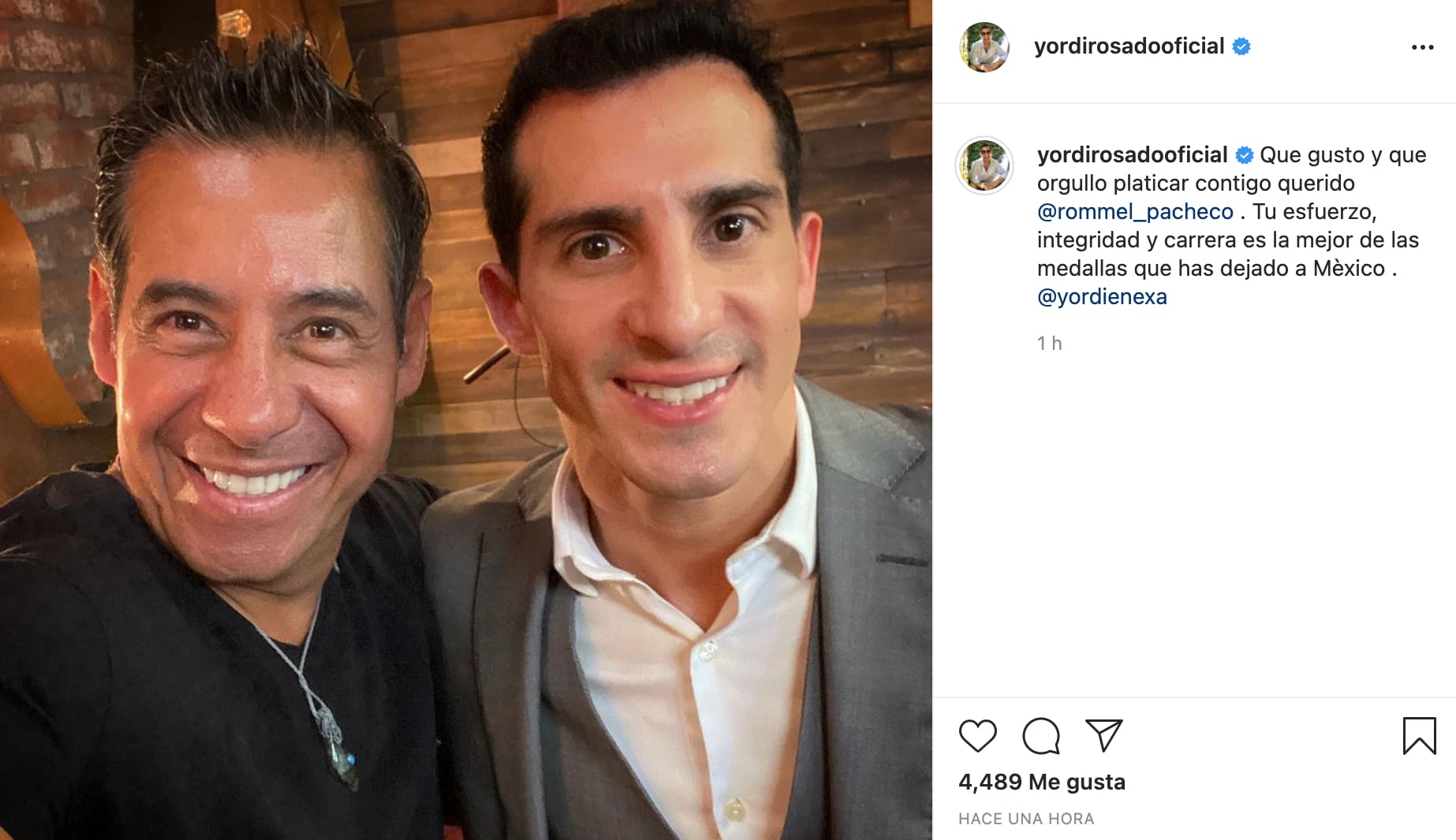 Yordi Rosado entrevista a Rommel Pacheco