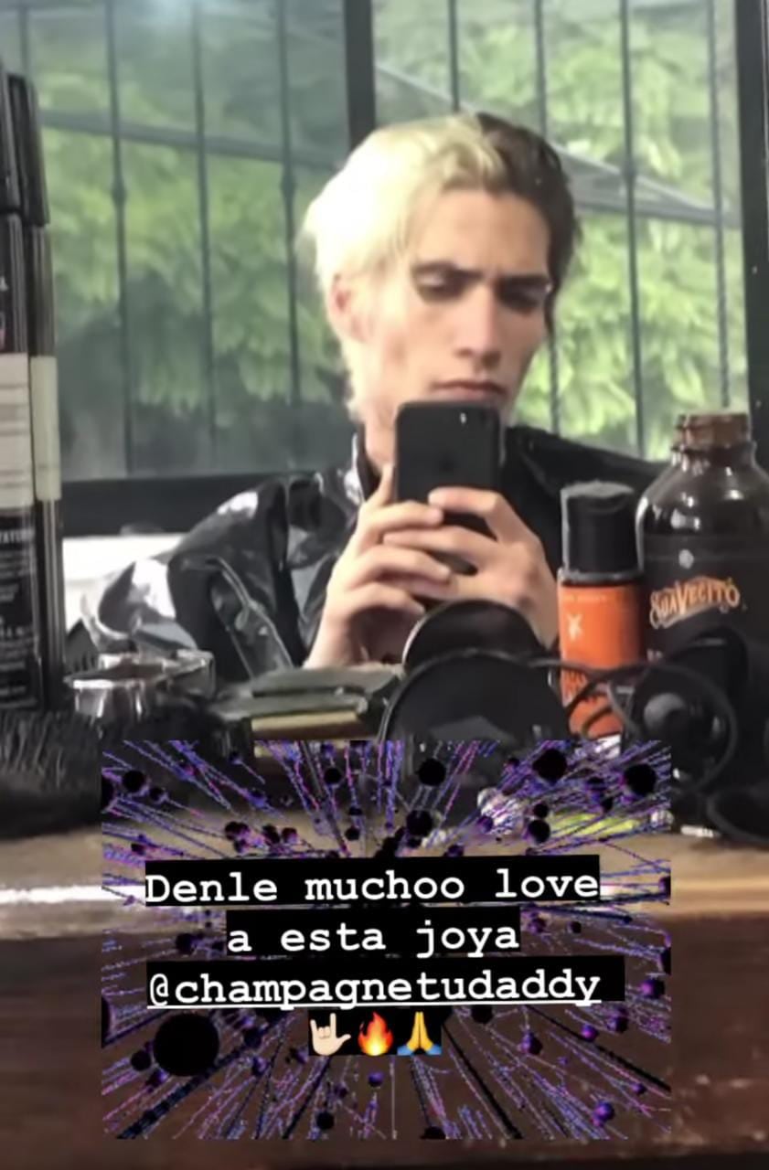 Tristán, hijo de Yahir, estrena look a la Cruella de Vil