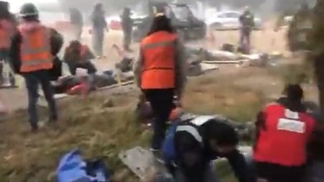 Accidente en el Aeropuerto de Santa Lucía