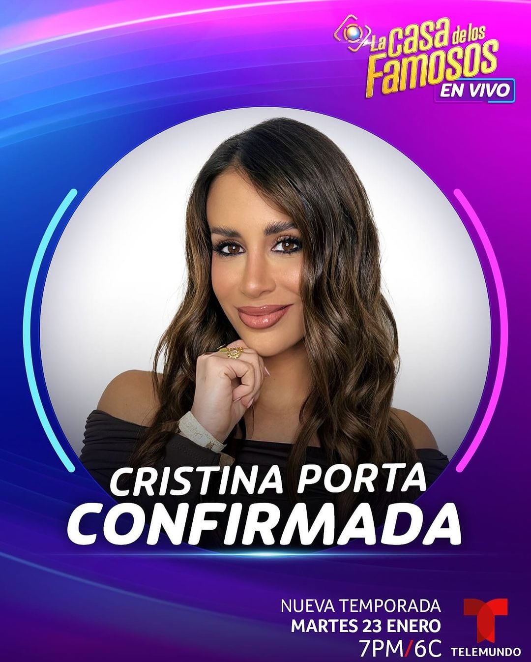 Cristina Porta en La Casa de los Famosos 4