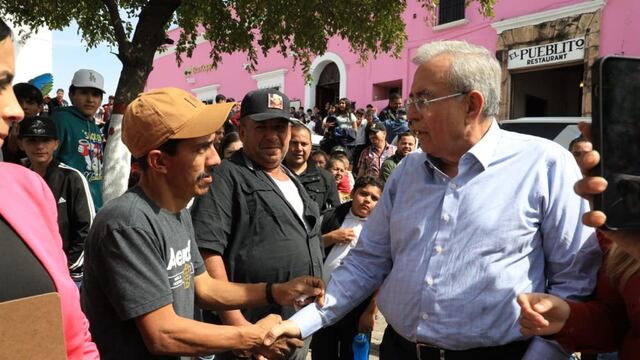 Rubén Rocha inauguró una serie de obras en Cosalá, Sinaloa.