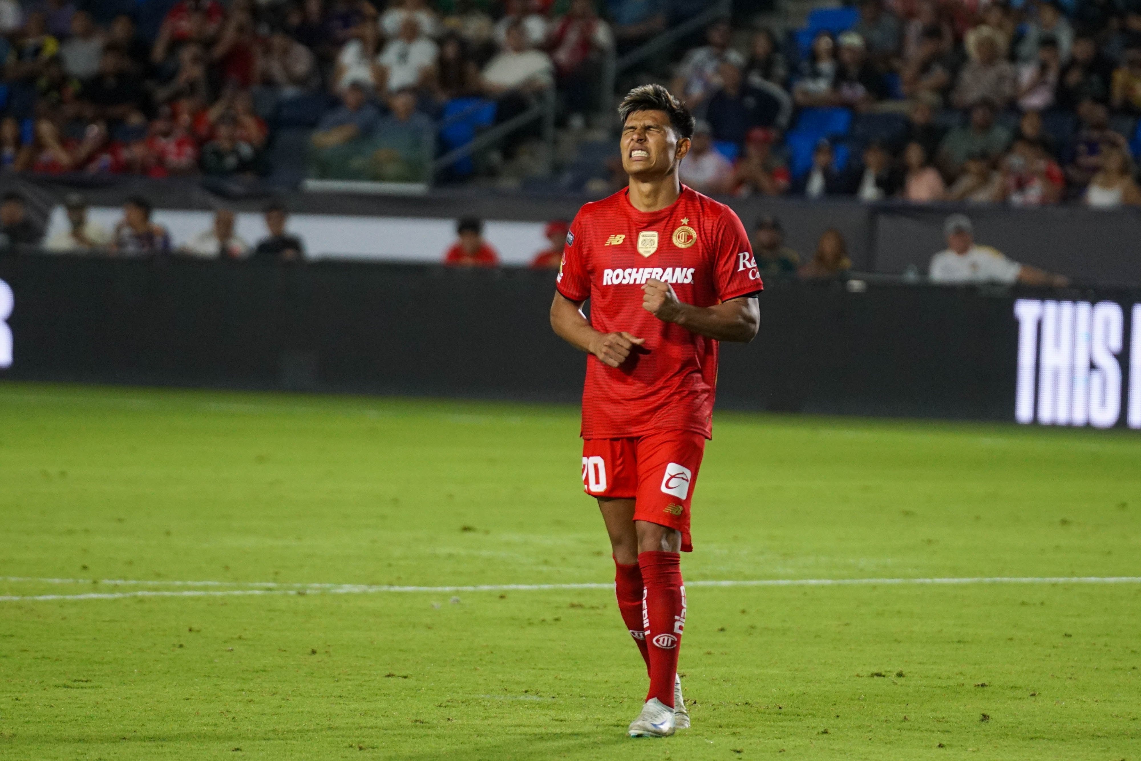 Jesús Gallardo, jugador del Toluca.