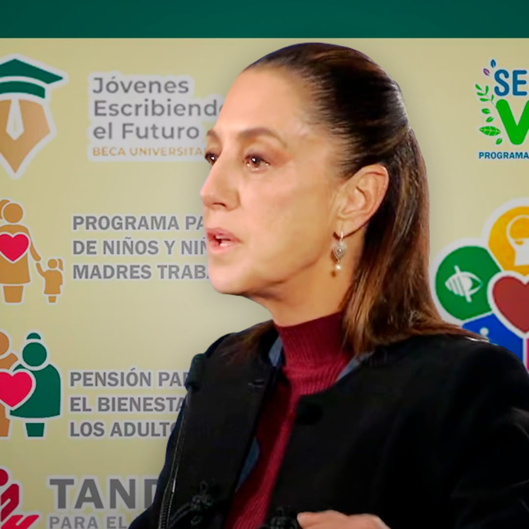 “Derechos, no asistencialismo”: Sheinbaum defiende los programas sociales