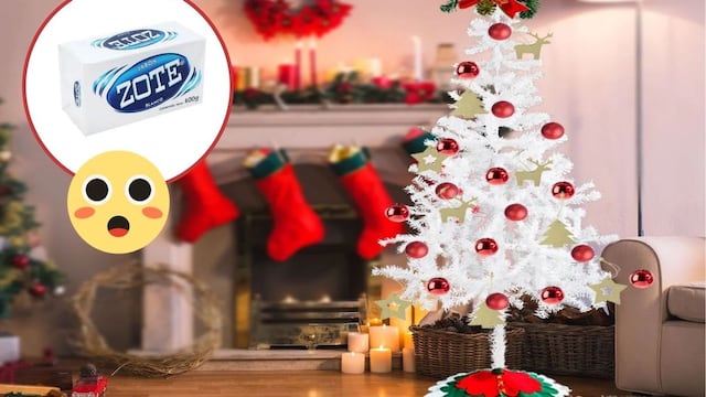 VIDEO: Se pone creativa con tutorial de árbol de Navidad hecho con jabón Zote para TikTok