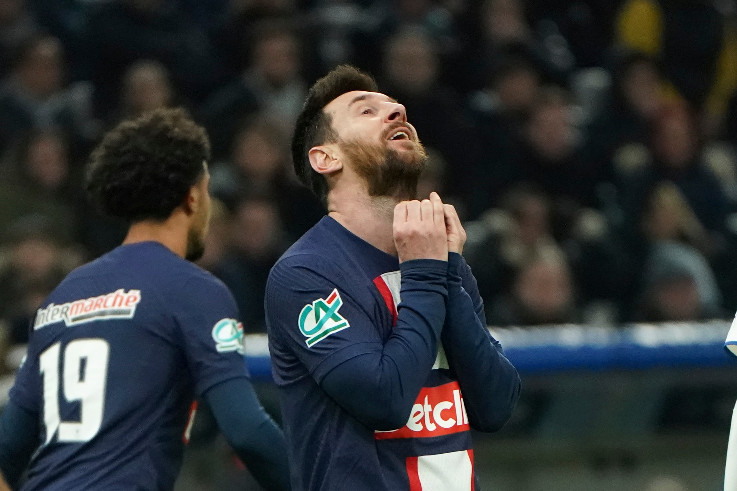 Lionel Messi con el PSG