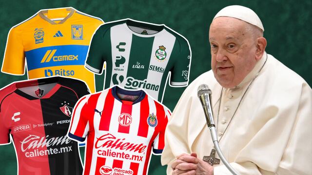 Papa Francisco: ¿Qué playeras de la Liga MX tenía entre su colección?