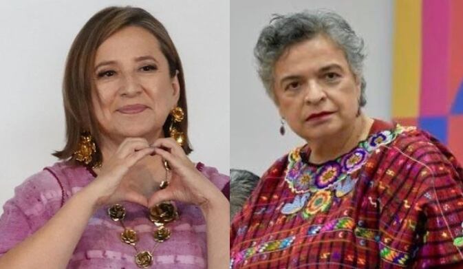 Xóchitl Gálvez y Beatriz Paredes
