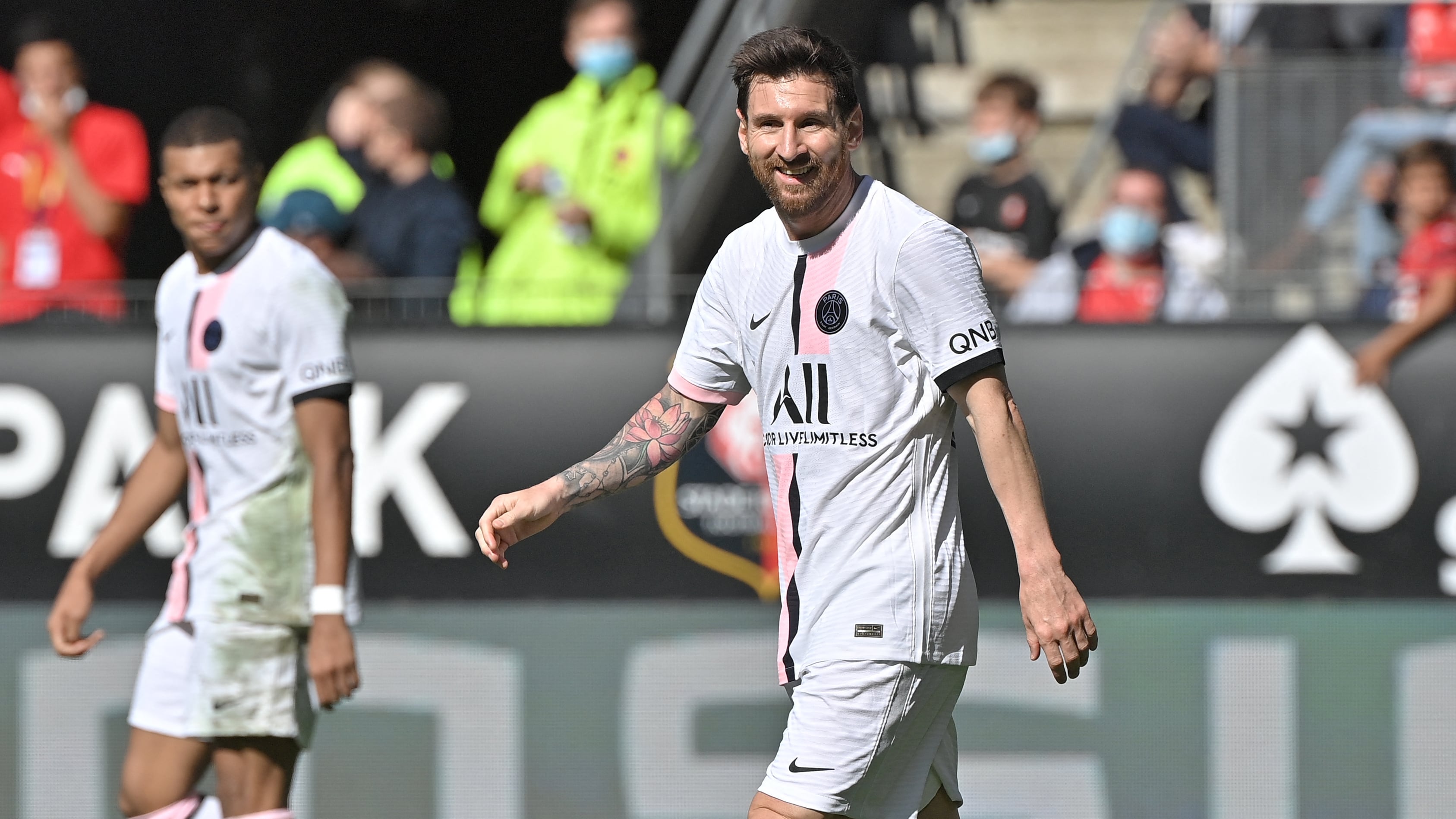 Messi y Mbappé