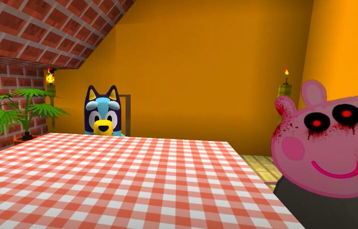 Bluey y Chase de Paw Patrol