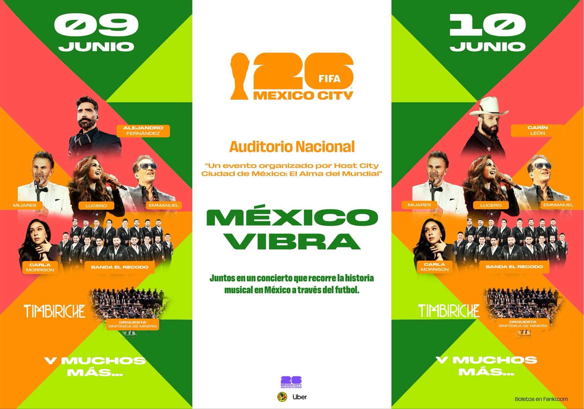 Más de 15 artistas encenderán México Vibra rumbo al Mundial 2026