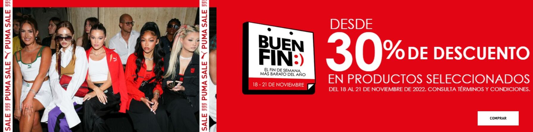 Ofertas de Puma por el Buen Fin 2022