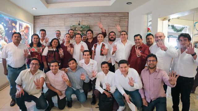 Claudia Sheinbaum respalda a Joaquín Díaz como pre candidato de Morena en Yucatán