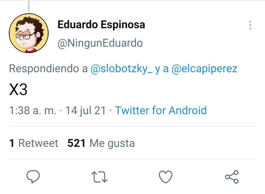 Respuesta de Twitter