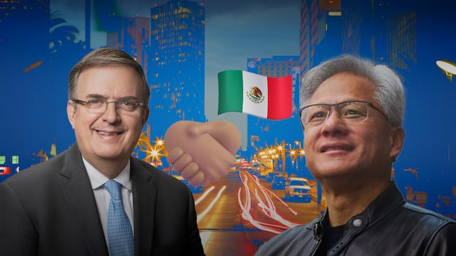 Marcelo Ebrard invita a México a Jensen Huang, CEO de NVIDIA