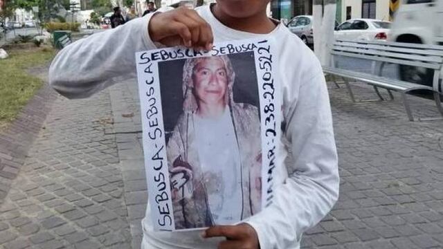 Los hijos de Susana Ruiz salieron a las calles a pedir ayuda por su madre desaparecida.