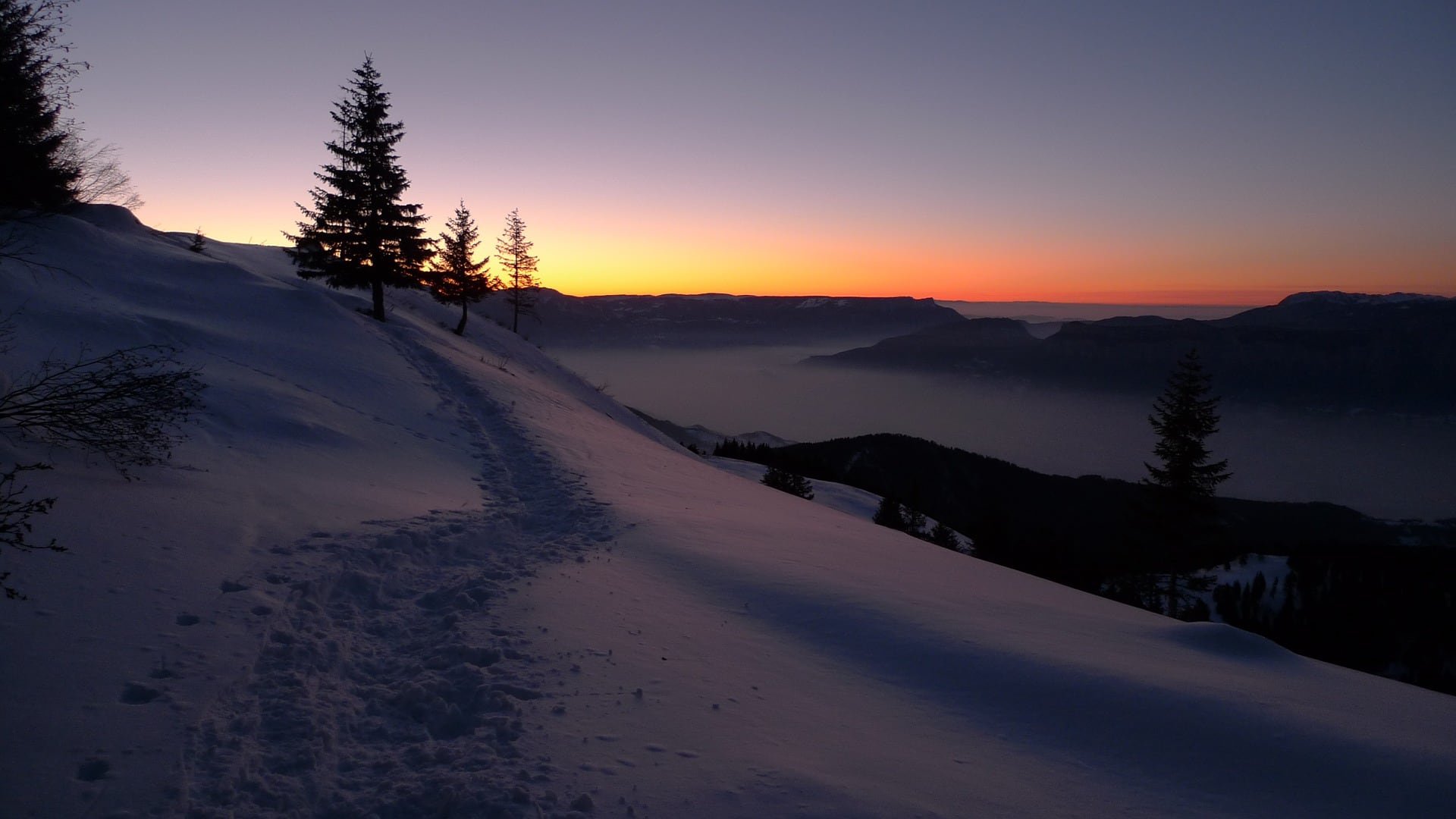 Paisaje nevado