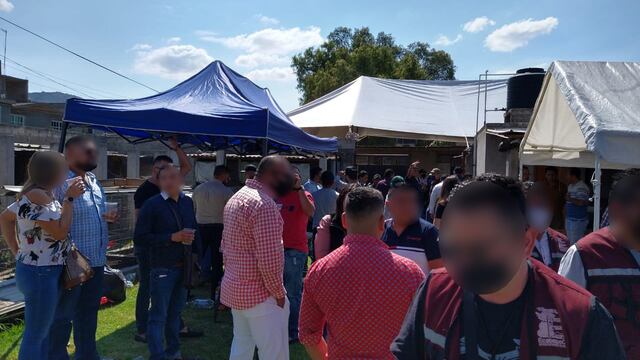 Palenque clandestino.