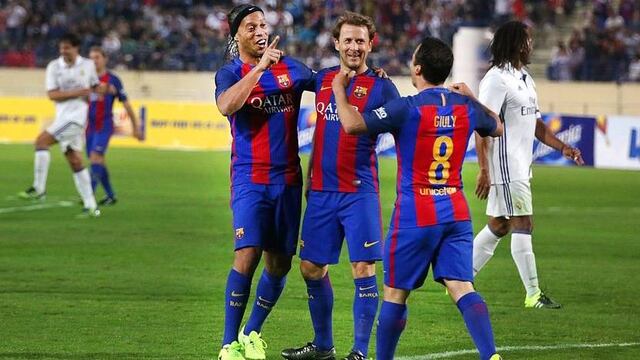 Barça derrotó al Real Madrid en el Clásico de Leyendas