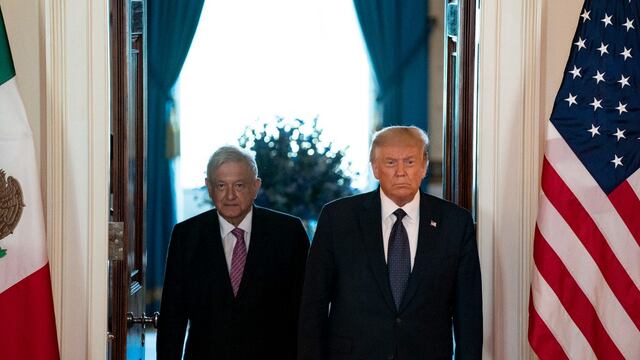 AMLO y Donald Trump.