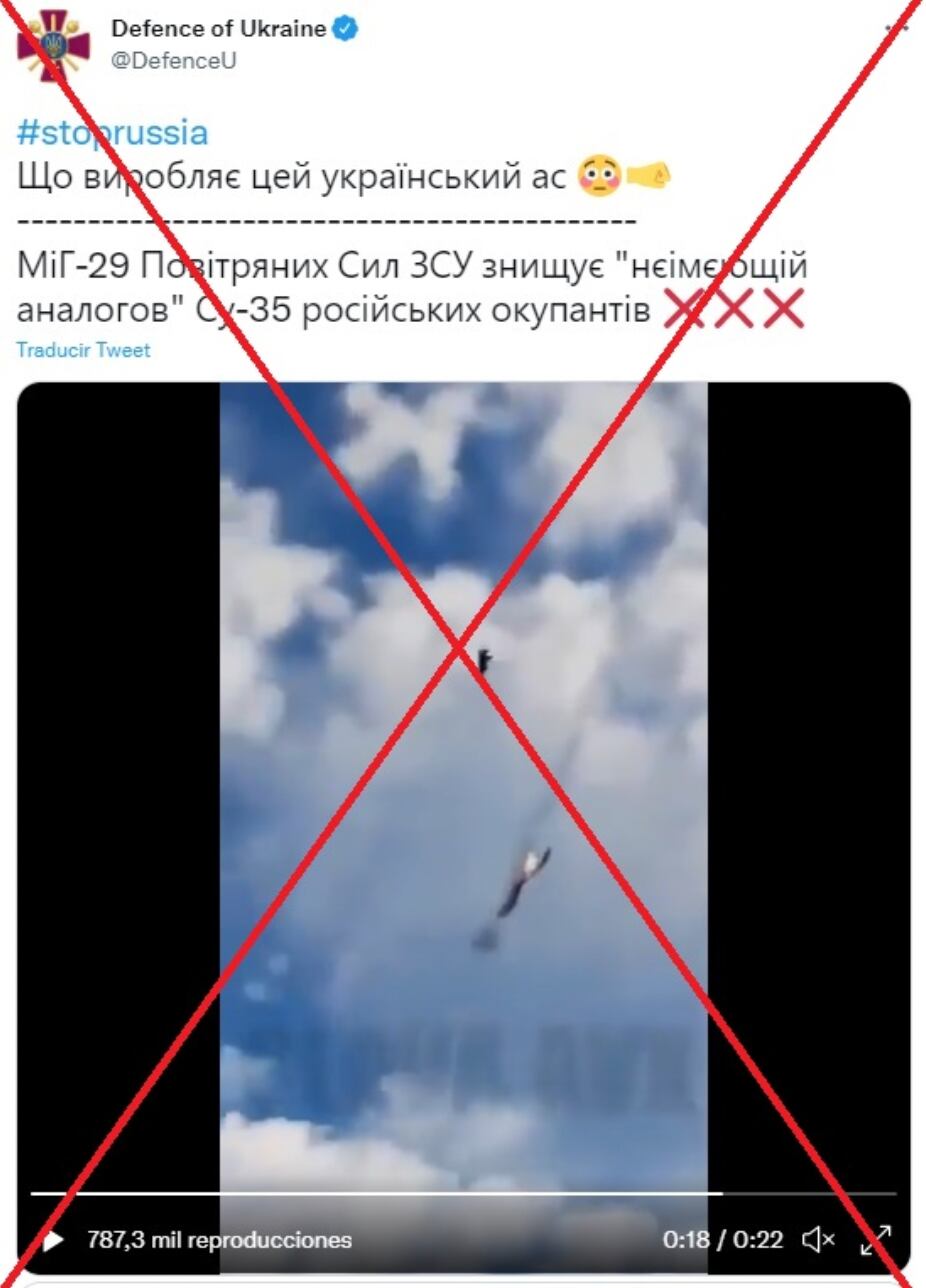 Fantasma de Kiev no es real