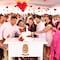 Evelyn Salgado celebró bodas colectivas por el Día de San Valentín 2024