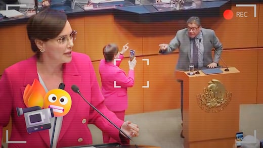 Se calienta el Senado: pelea entre Lilly Téllez y Saúl Monreal durante reforma electoral