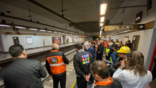 En la Línea 12 del Metro realizan recorrido a días de su reapertura del próximo 15 de enero