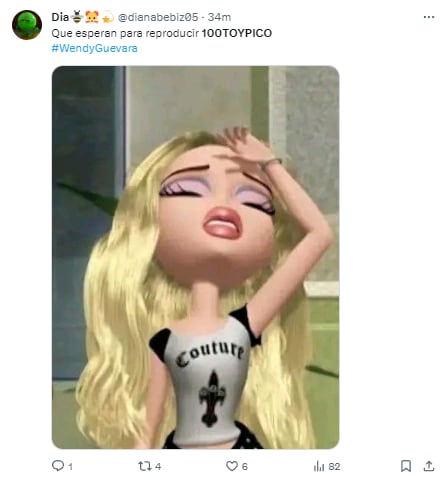 Memes de Wendy Guevara por estrenar ‘100to y pico’ con Jawy Méndez