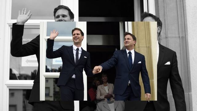 El primer ministro de Luxemburgo, Xavier Bettel se casó con su novio belga, lo cual lo convierte en el primer mandatario de la UE en concretar un matrimonio igualitario