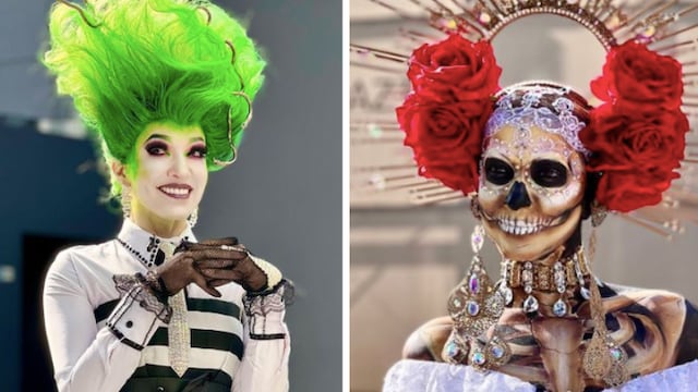 Laura G (disfrazada por Hallowen)