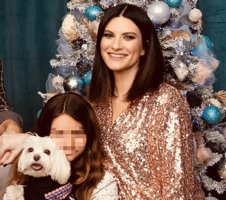 Laura Pausini y su hija Paola Carta