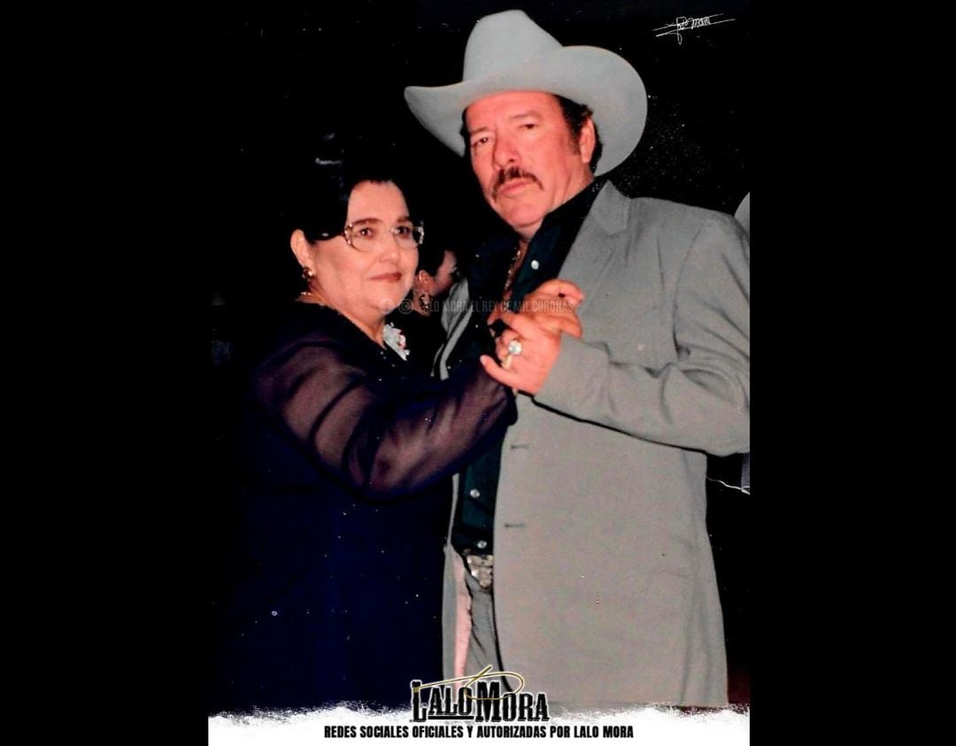 Lalo Mora y su esposa Aurora